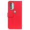  Motorola Moto G51 Fodral Läder Röd