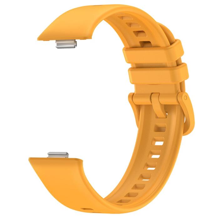 Bild 2,  Huawei Watch Fit 3 Klockarmband Silikon Gul