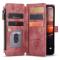 CASEME CASEME iPhone 15 Plus Multifunktionellt Fodral Röd