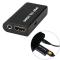  PS2 till HDMI Med AUX Adapter Svart