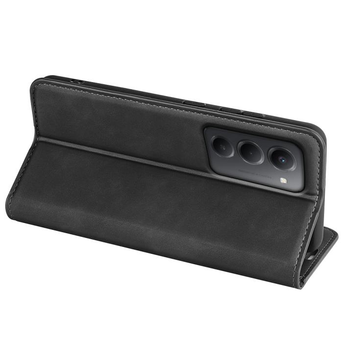 Bild 5,  Xiaomi Redmi 15 Fodral Skin Touch Läder Svart