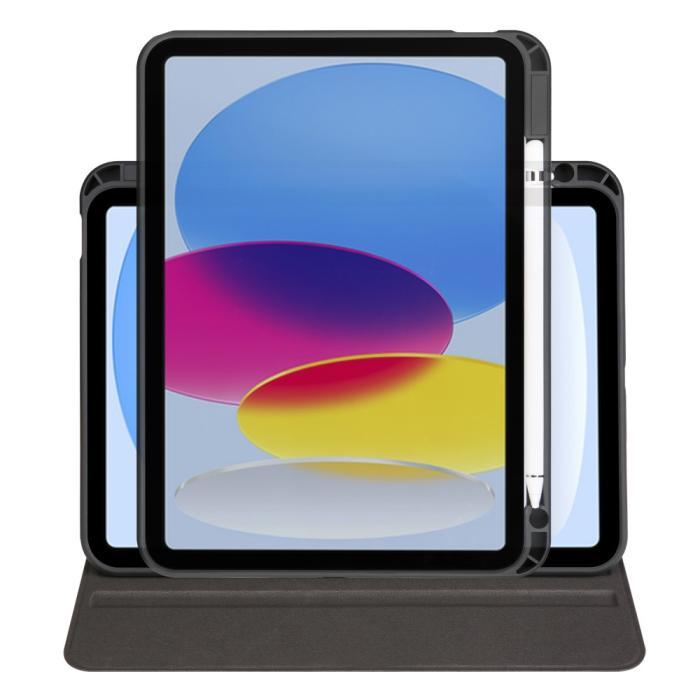 Bild 5,  iPad Air 13 2026-2024 Fodral Hybrid Rotation Pennhållare Svart