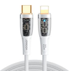 JOYROOM Joyroom 1.2m 20W USB-C - Lightning Nylonkabel Vit