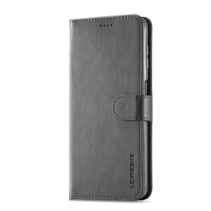 Bild 2, LC.IMEEKE LC.IMEEKE Samsung Galaxy A24 5G Fodral Läder Grå