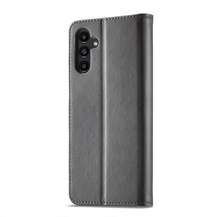 Bild 3, LC.IMEEKE LC.IMEEKE Samsung Galaxy A24 5G Fodral Läder Grå