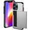  iPhone 14 Pro Max Skal Med Kortfack Silver