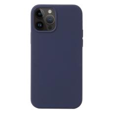  iPhone 15 Pro Skal Liquid Silikon M&ouml;rk Bl&aring;