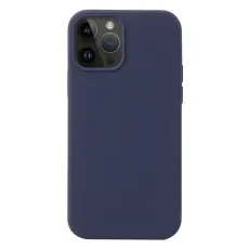  iPhone 15 Pro Skal Liquid Silikon M&ouml;rk Bl&aring;