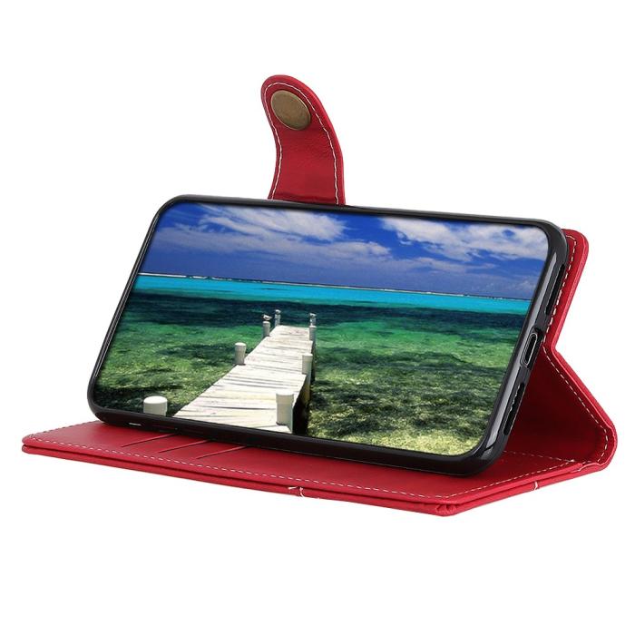 Bild 5,  Sony Xperia Pro-I Fodral S-Line Läder Röd
