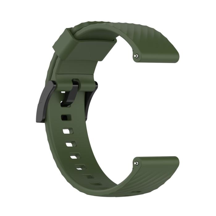 Bild 4,  Silikon Armband För Suunto (24mm) Mörk Grön