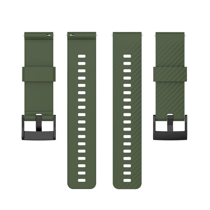 Bild 5,  Silikon Armband För Suunto (24mm) Mörk Grön