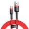 BASEUS Baseus Cafule 2m USB-C QC3.0 Laddningskabel - Röd