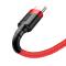 BASEUS Baseus Cafule 2m USB-C QC3.0 Laddningskabel - Röd