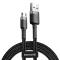 BASEUS Baseus Cafule 1m Micro USB QC3.0 Laddningskabel - Svart/Grå