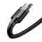 BASEUS Baseus Cafule 2m Micro USB QC3.0 Laddningskabel - Svart/Grå