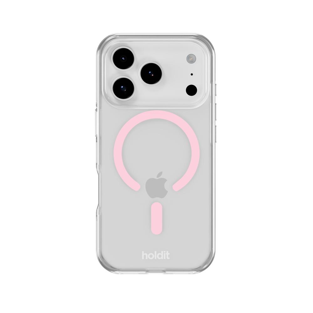 holdit holdit iPhone 17 Pro Max MagSafe Mobilskal Pink/Transparent