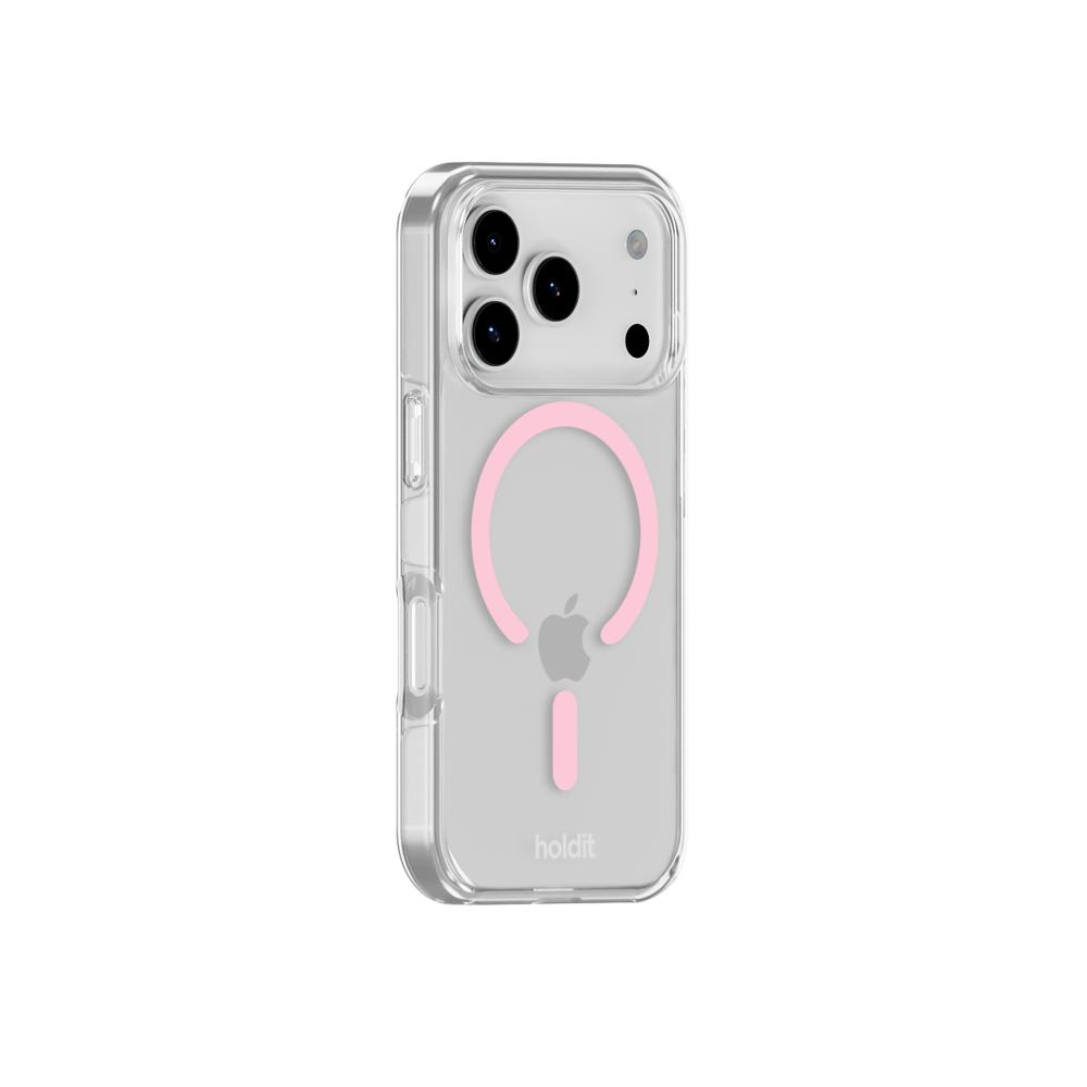 holdit holdit iPhone 17 Pro Max MagSafe Mobilskal Pink/Transparent