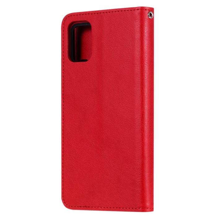 Bild 3,  Samsung Galaxy A51 - 2in1 Magnet Skal / Plånboksfodral - Röd