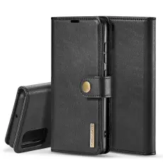 DG.MING Samsung Galaxy A51 - DG.MING Pl&aring;nboksfodral/Magnet Skal - Svart