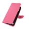  Motorola Moto E6s (2020) - Litchi Plånboksfodral - Rosa