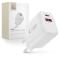 Tech-Protect Tech-Protect 30W Väggladdare PD QC3.0 USB-C / USB-A Vit