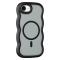  iPhone 17e / 16e Skal MagSafe Wavy Matt Svart