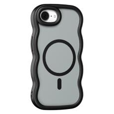  iPhone 17e / 16e Skal MagSafe Wavy Matt Svart