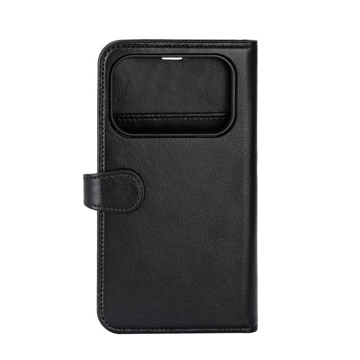 Bild 2, Buffalo Buffalo iPhone 17 Pro Fodral MagSafe 2in1 Äkta Läder Svart