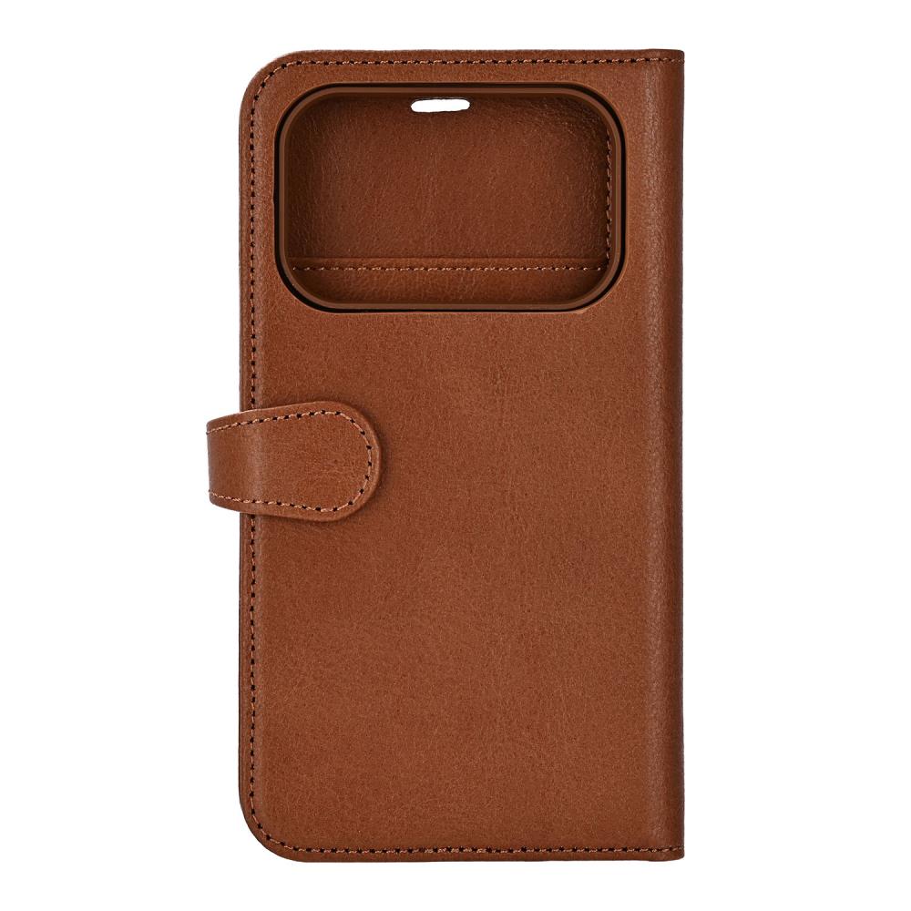 Buffalo Buffalo iPhone 17 Pro Fodral MagSafe 2in1 Äkta Läder Brun