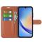  Samsung Galaxy A35 5G Fodral Läder Litchi Brun