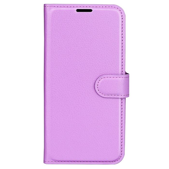 Bild 5,  Samsung Galaxy A35 5G Fodral Läder Litchi Lila