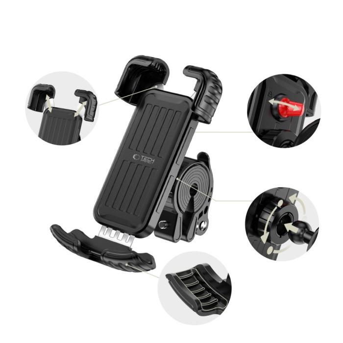 Bild 6, Tech-Protect Tech-Protect Universal Mobilhållare Cykel V7 Svart