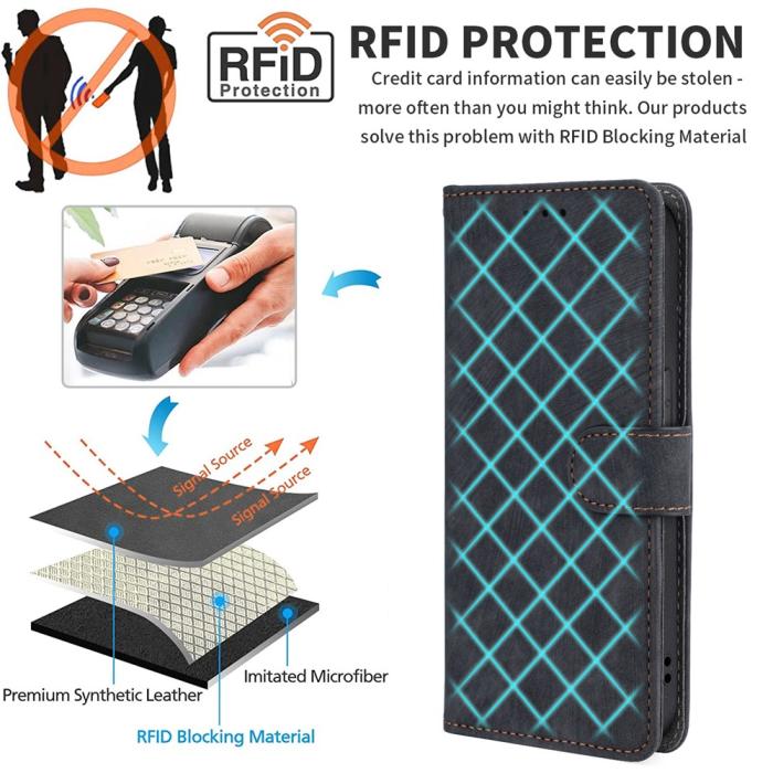 Bild 5,  OnePlus Nord 5 5G Fodral RFID Läder Blå