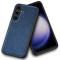  Samsung Galaxy S23 FE Skal Hybrid Retro Läder Blå
