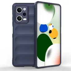  Xiaomi Redmi Note 12 Pro 5G Skal Magic Shield M&ouml;rk Bl&aring;