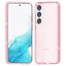  Samsung Galaxy S24 Skal Sparkling Glitter Rosa