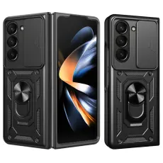  Galaxy Z Fold 6 Skal CamShield Hyrbid Ringskal Svart