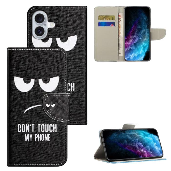 Bild 6,  iPhone 16 Plus Fodral Med Tryck Dont Touch