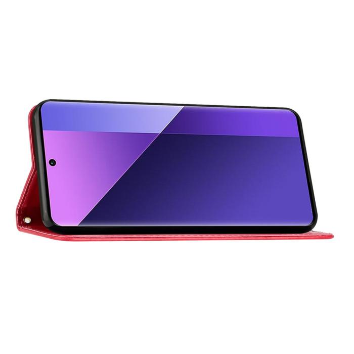 Bild 4,  Google Pixel 10a Fodral Med Blommigt Tryck Röd