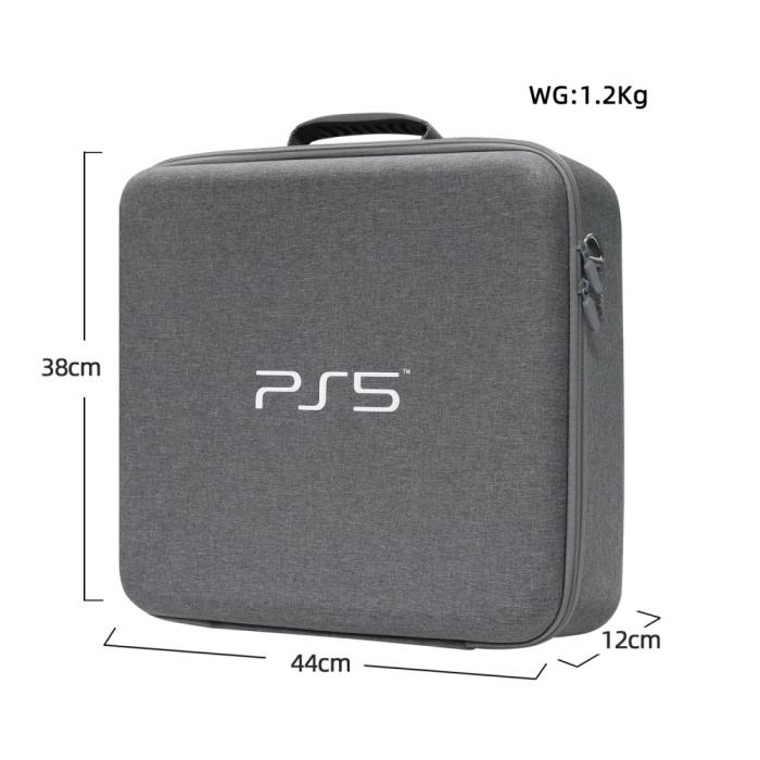 Bild 5,  Gaming Väska Sony Playstation 5 EVA Plast Grå