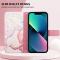  iPhone 14 Fodral Marmor Roséguld