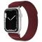 ColorPop Apple Watch 42/44/45/46/49 mm Armband Nylon Trail Loop Vinröd