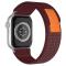 ColorPop Apple Watch 42/44/45/46/49 mm Armband Nylon Trail Loop Vinröd