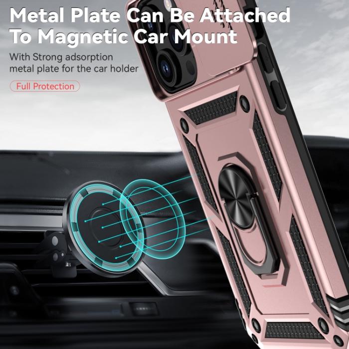 Bild 6,  iPhone 15 Pro Max Skal CamShield Armor Ring Roséguld