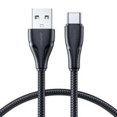 JOYROOM Joyroom 25 cm 2.4A USB-C Nylon Laddningskabel Svart