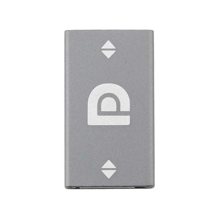Bild 4,  DisplayPort Hona till DisplayPort Hona Förlängning Adapter Grå