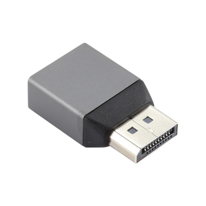 Bild 2,  DisplayPort Hona till DisplayPort Hane Adapter Grå