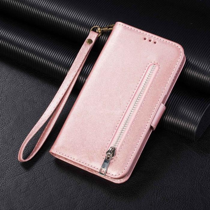 Bild 4,  Samsung Galaxy S23 Ultra Fodral Multifunktionell Roséguld