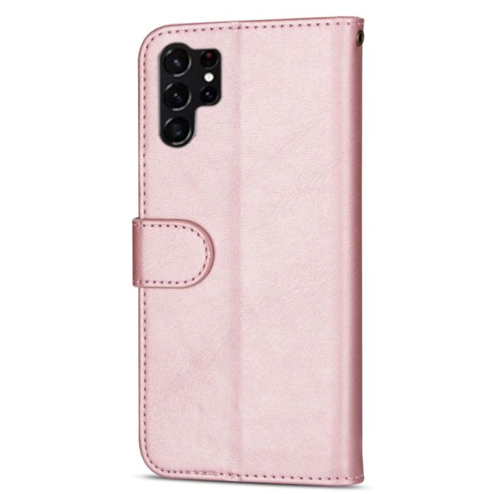Bild 5,  Samsung Galaxy S23 Ultra Fodral Multifunktionell Roséguld