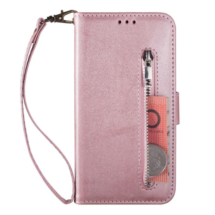 Bild 6,  Samsung Galaxy S23 Ultra Fodral Multifunktionell Roséguld